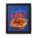 Emotional Biryani Framed Canvas