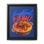 Emotional Biryani Framed Canvas