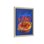 Emotional Biryani Framed Canvas