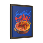 Emotional Biryani Framed Canvas
