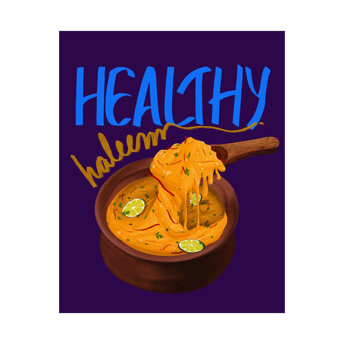 Healthy Haleem Paper Poster