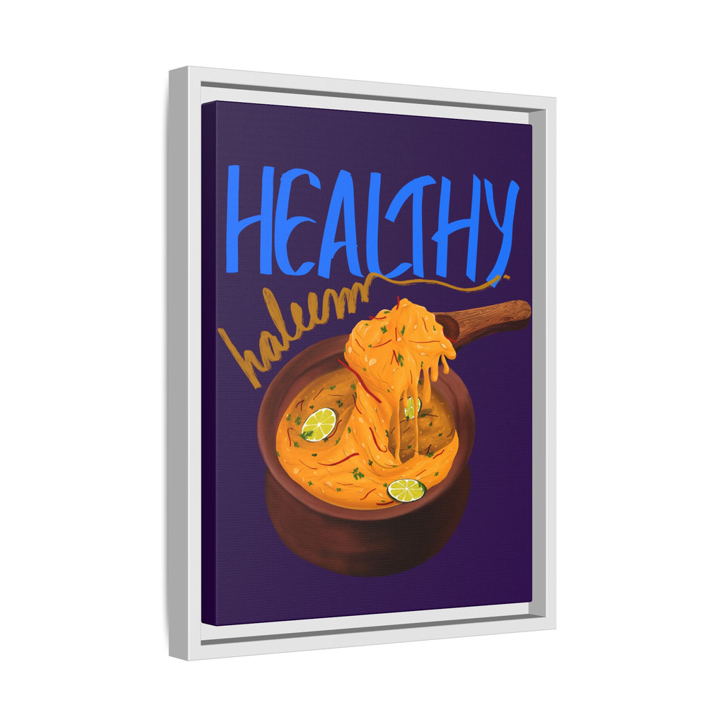 Healthy Haleem Framed Canvas
