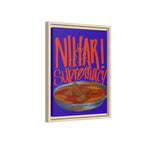 Nihari Supremacy Framed Canvas