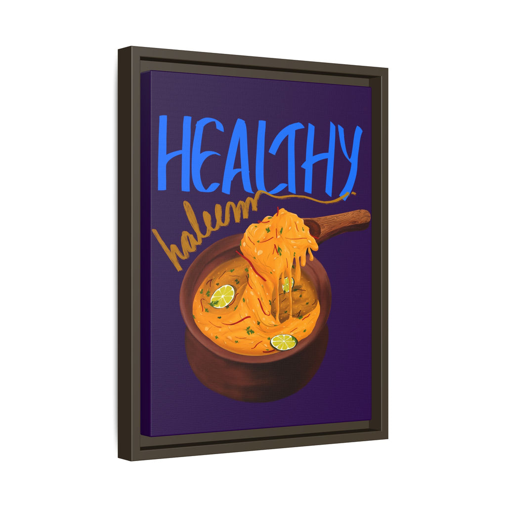 Healthy Haleem Framed Canvas