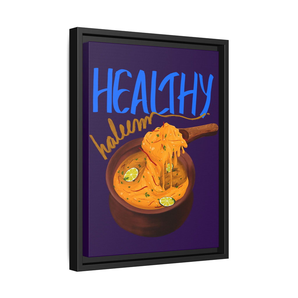 Healthy Haleem Framed Canvas