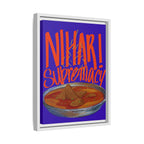 Nihari Supremacy Framed Canvas