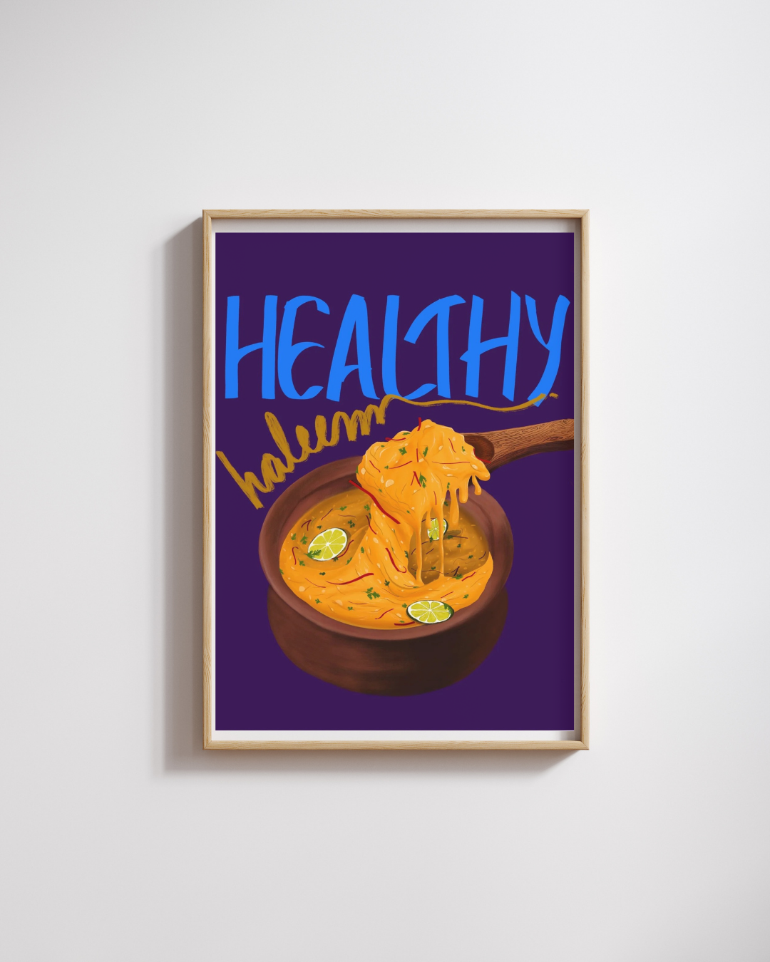 Healthy Haleem Paper Poster