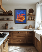 Emotional Biryani Framed Canvas