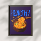 Healthy Haleem Framed Canvas