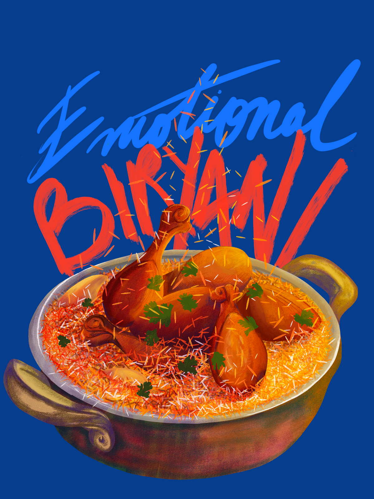 Emotional Biryani Paper Poster