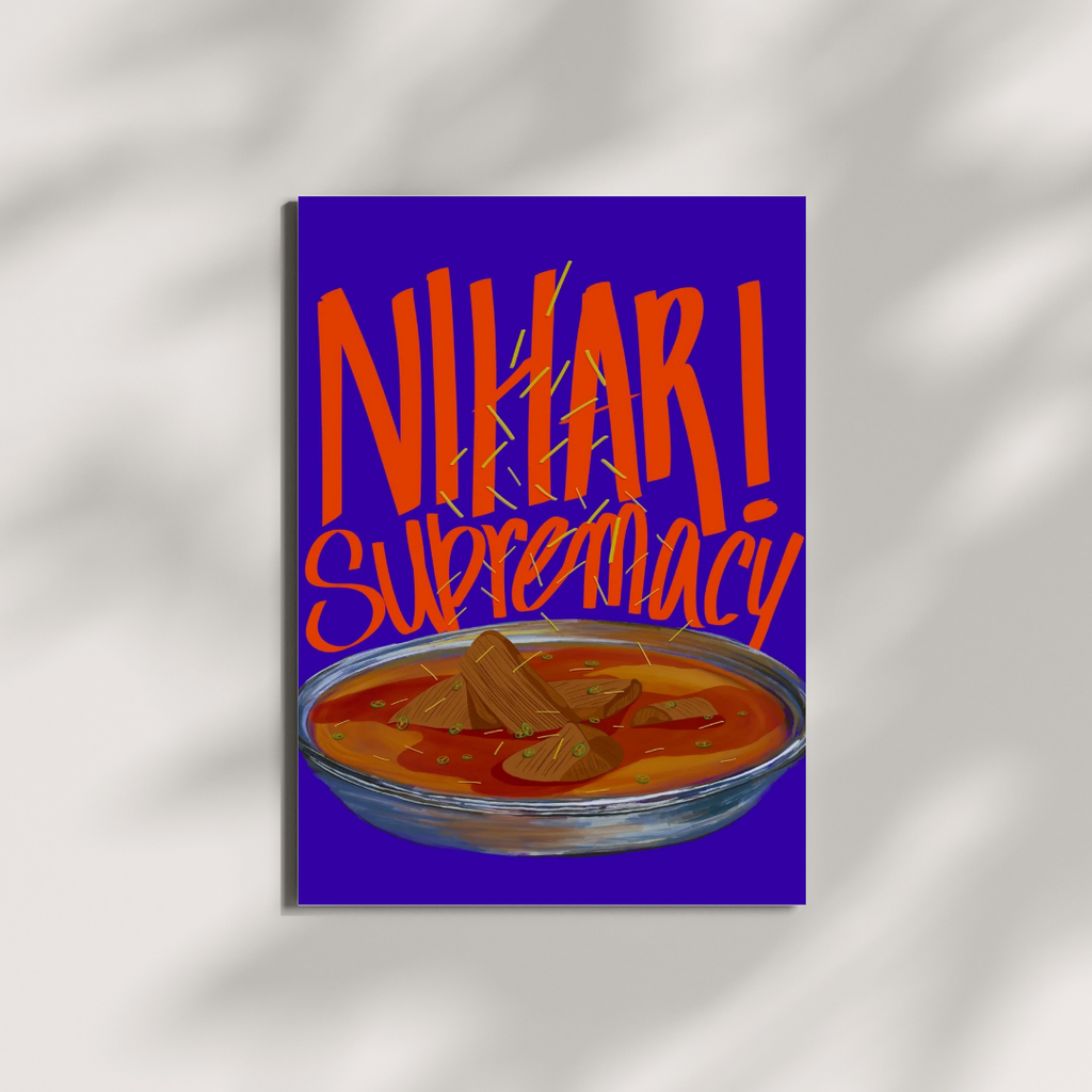 Nihari Supremacy Paper Poster