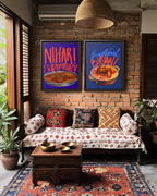 Nihari Supremacy Framed Canvas